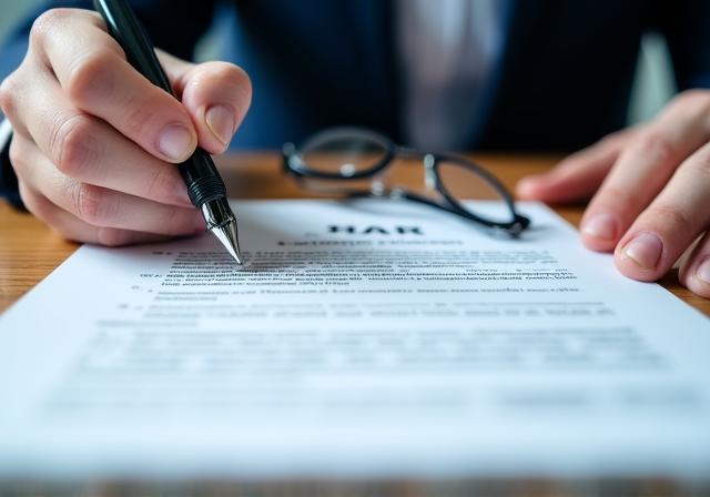 Revisione di un contratto commerciale professionale